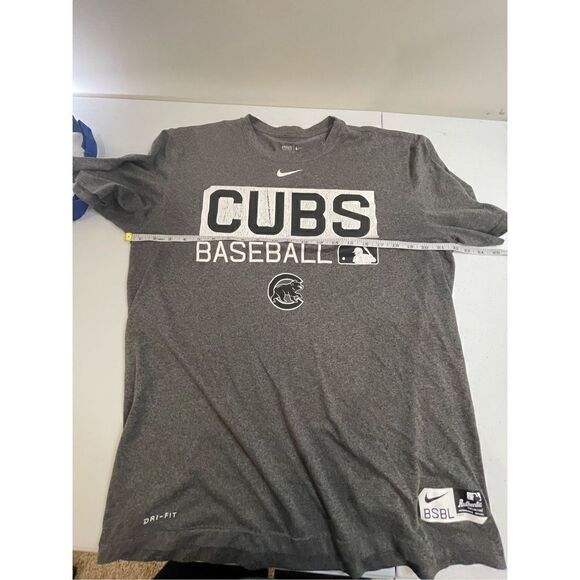 Nike Tee Chicago Cubs Large gray plus sun visor lot bundle - Picture 4 of 13